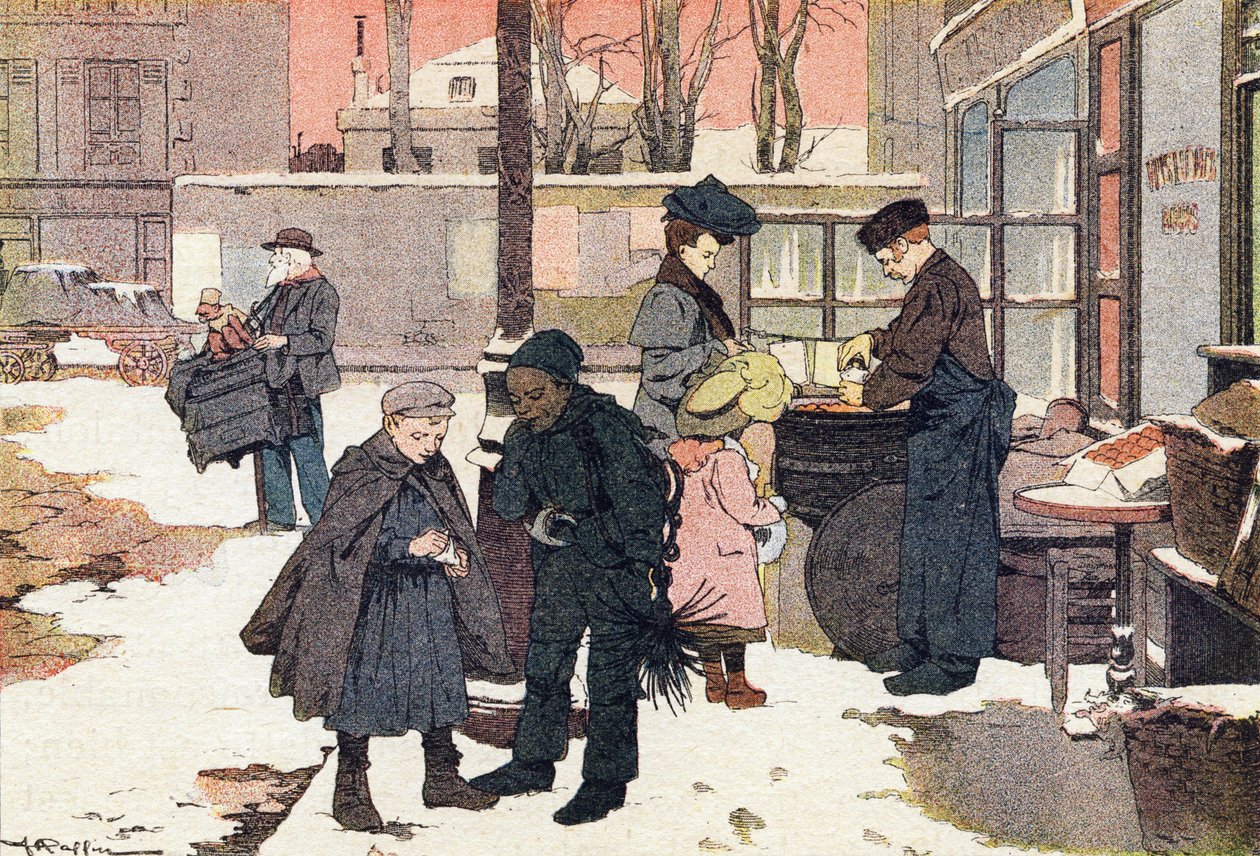O comerciante de castanhas, em Imagier de l