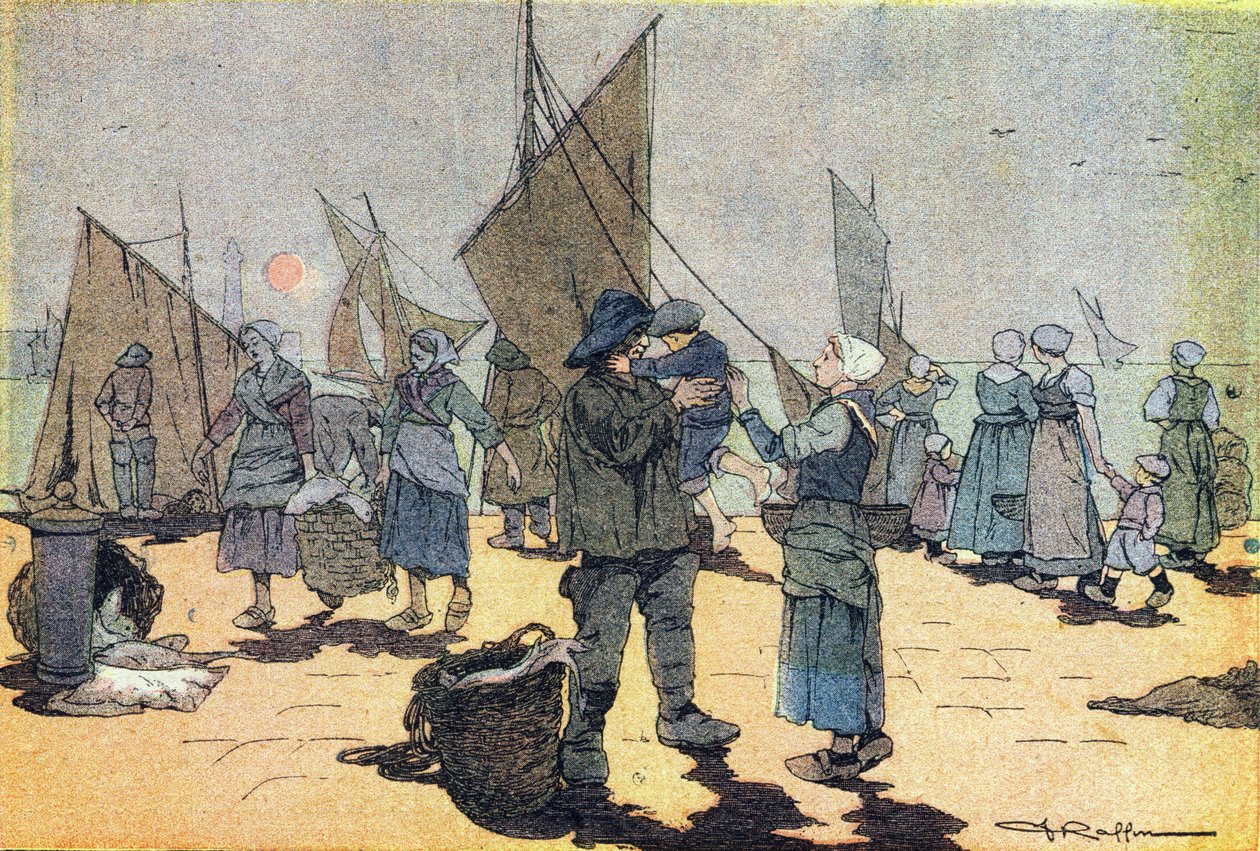 O regresso da pesca, em Imagier de l