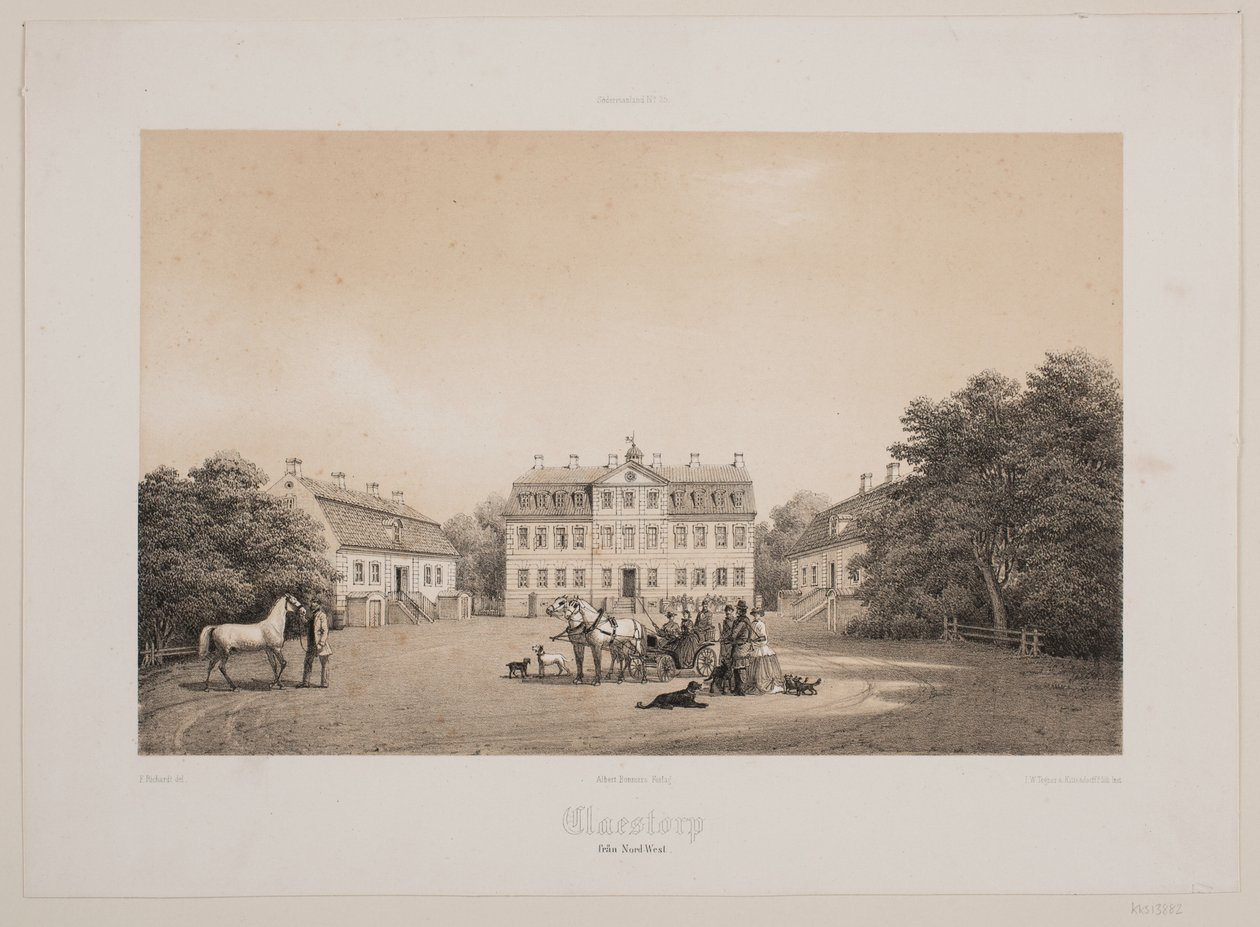 Claestorp do noroeste de Ferdinand Richardt