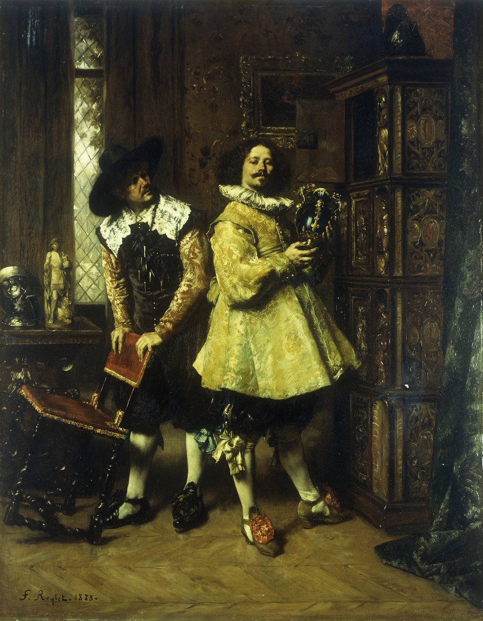 Os conhecedores, 1883 de Ferdinand Roybet