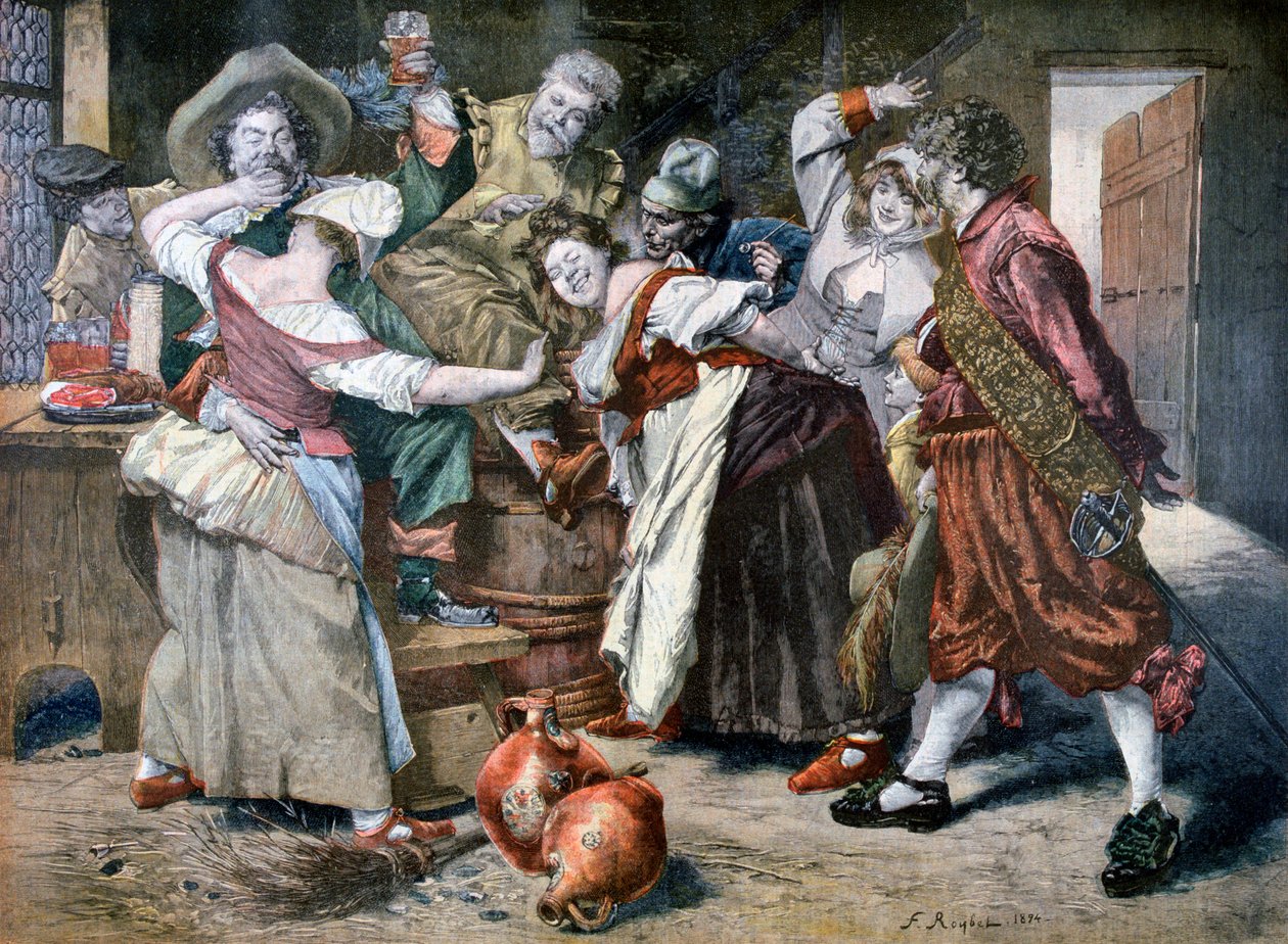 A Mão Quente, 1894 de Ferdinand Roybet