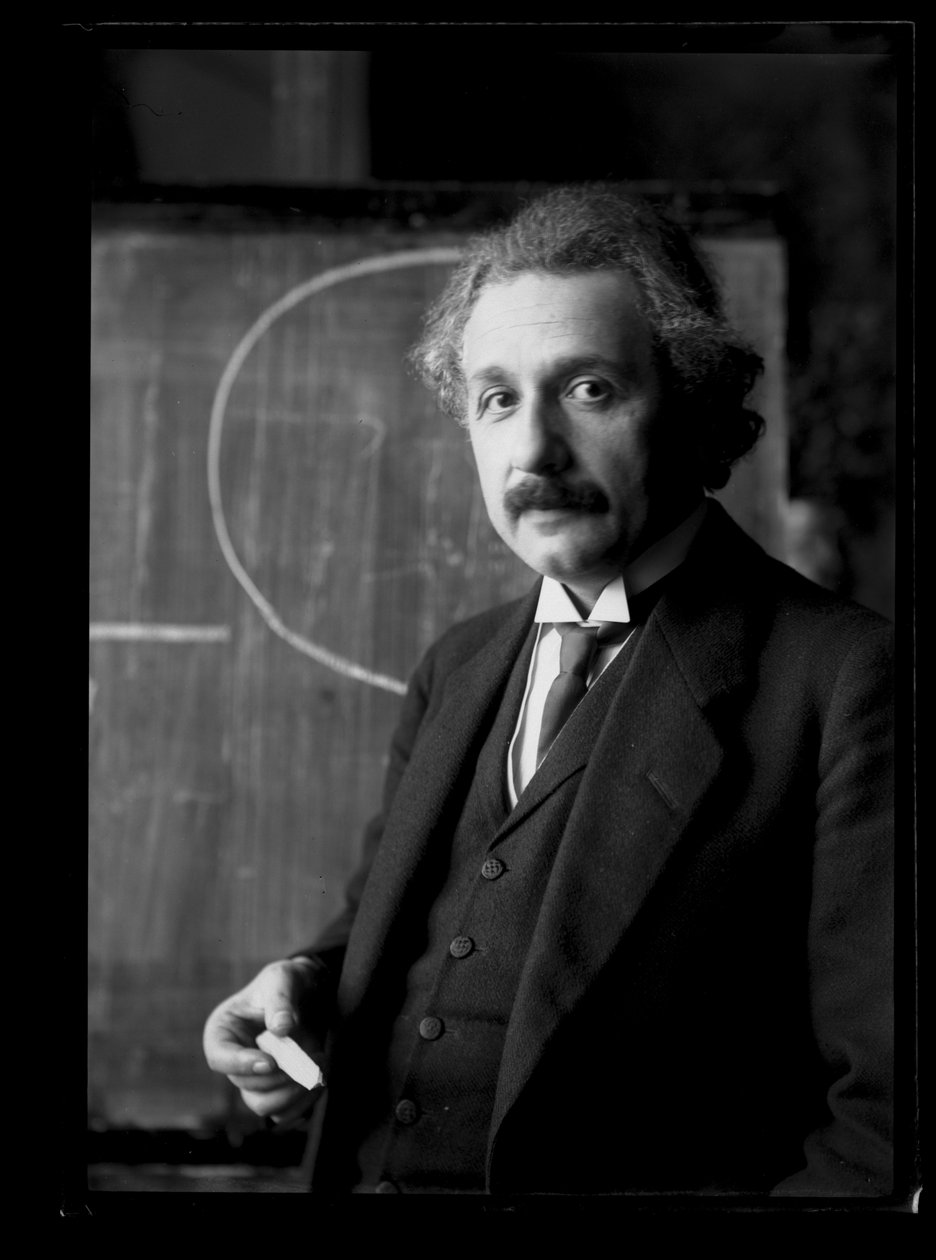Fotografia de Albert Einstein (1879-1955) de Ferdinand Schmutzer