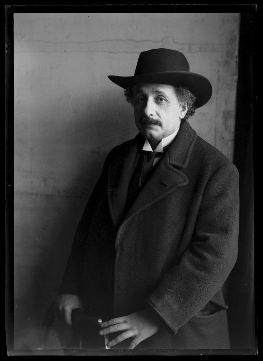 Fotografia de Albert Einstein (1879-1955) de Ferdinand Schmutzer