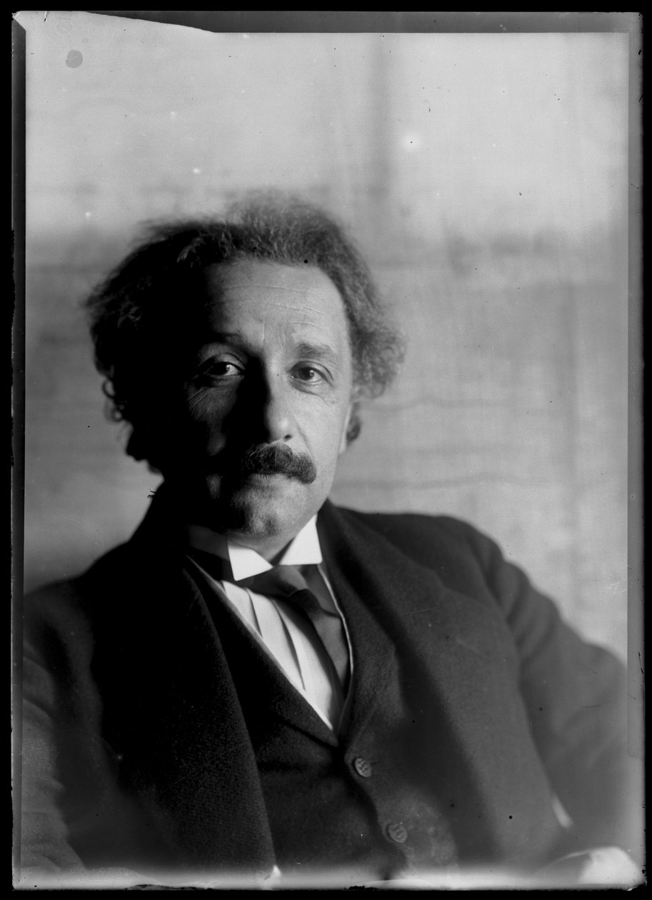 Fotografia de Albert Einstein (1879-1955) de Ferdinand Schmutzer