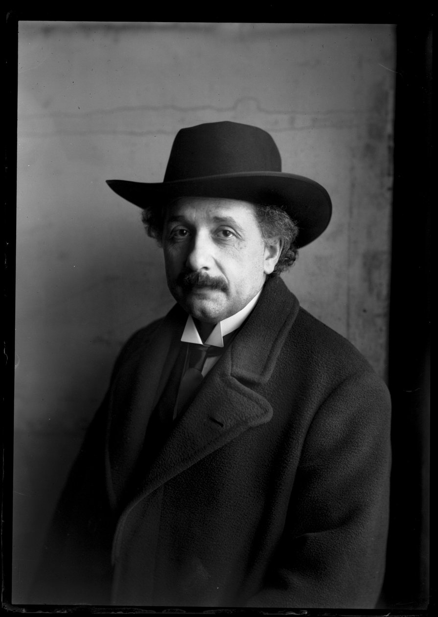 Fotografia de Albert Einstein (1879-1955) de Ferdinand Schmutzer