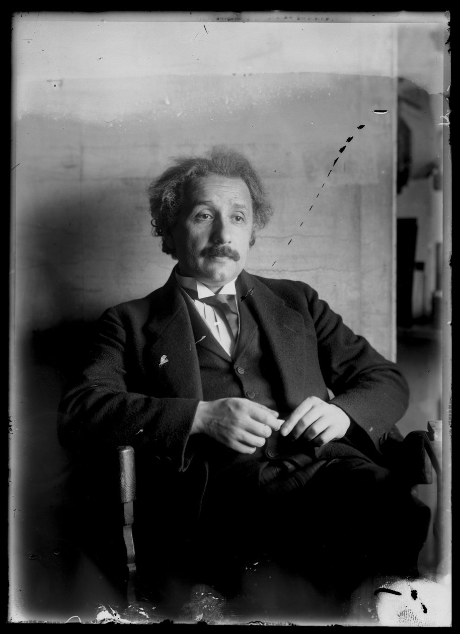 Fotografia de Albert Einstein (1879-1955) de Ferdinand Schmutzer