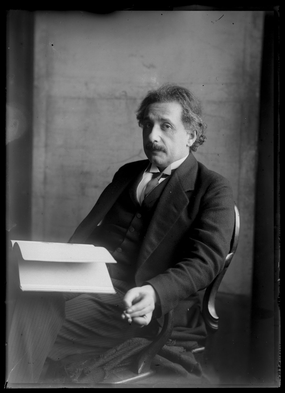 Fotografia de Albert Einstein (1879-1955) de Ferdinand Schmutzer