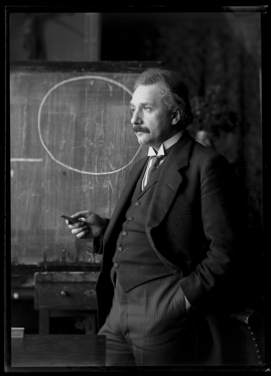 Fotografia de Albert Einstein (1879-1955) de Ferdinand Schmutzer