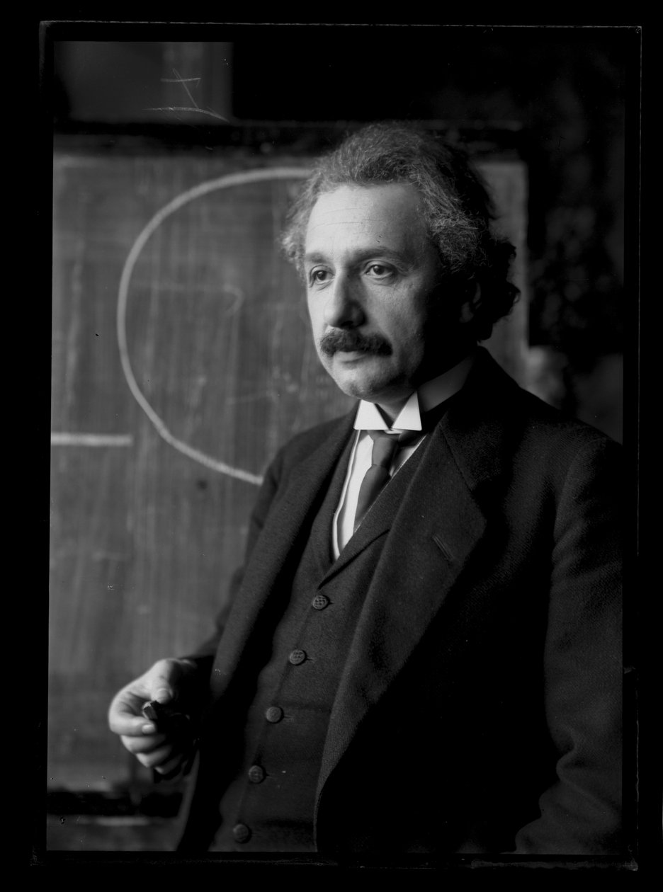 Fotografia de Albert Einstein (1879-1955) de Ferdinand Schmutzer