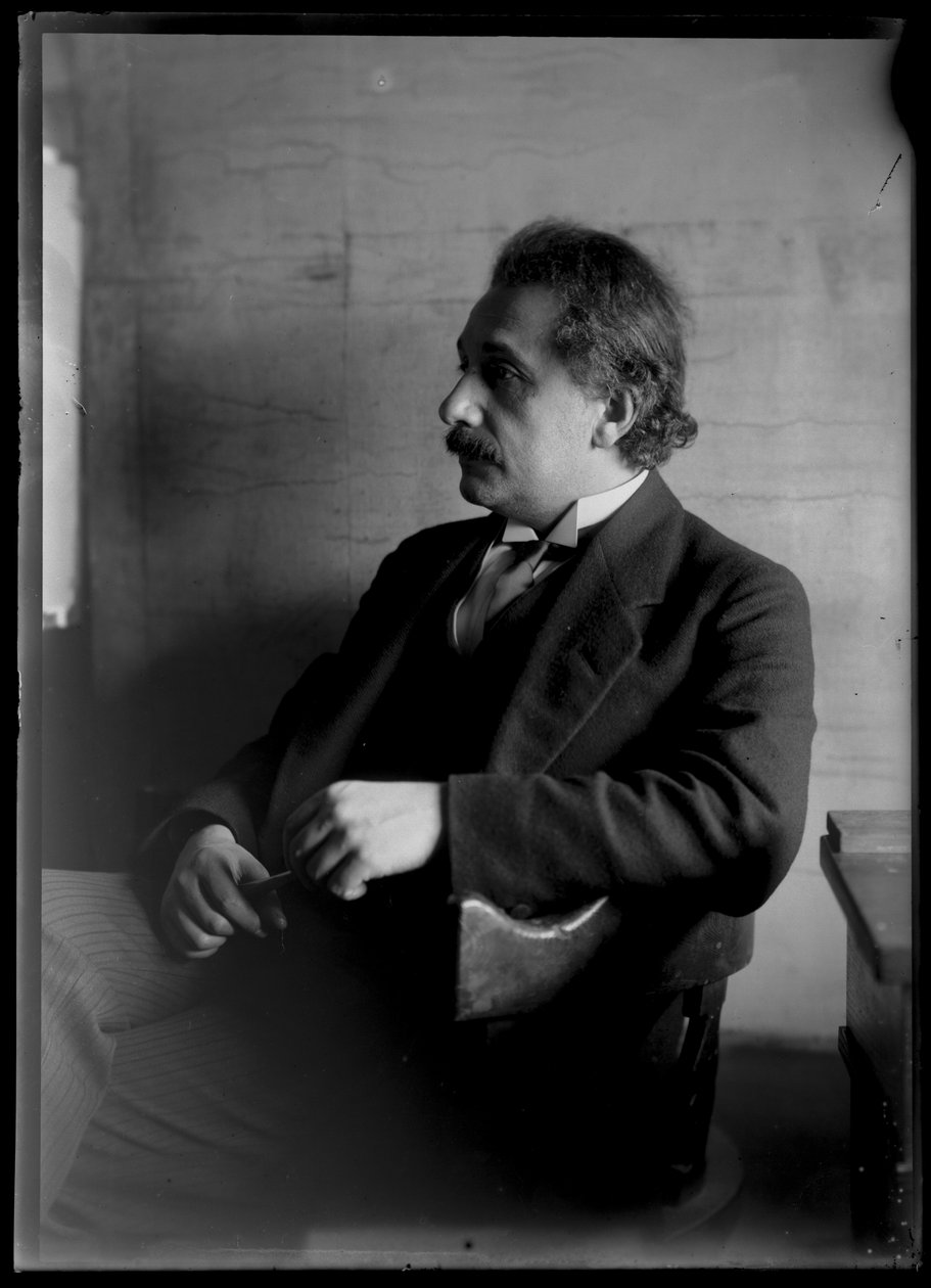 Fotografia de Albert Einstein (1879-1955) de Ferdinand Schmutzer