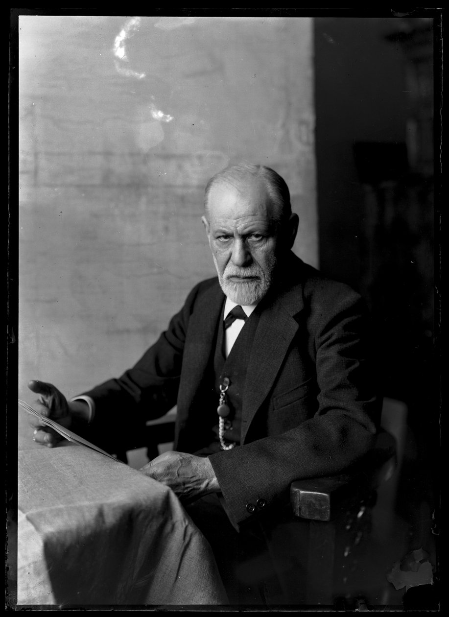 Fotografia de Sigmund Freud (1856-1939) de Ferdinand Schmutzer