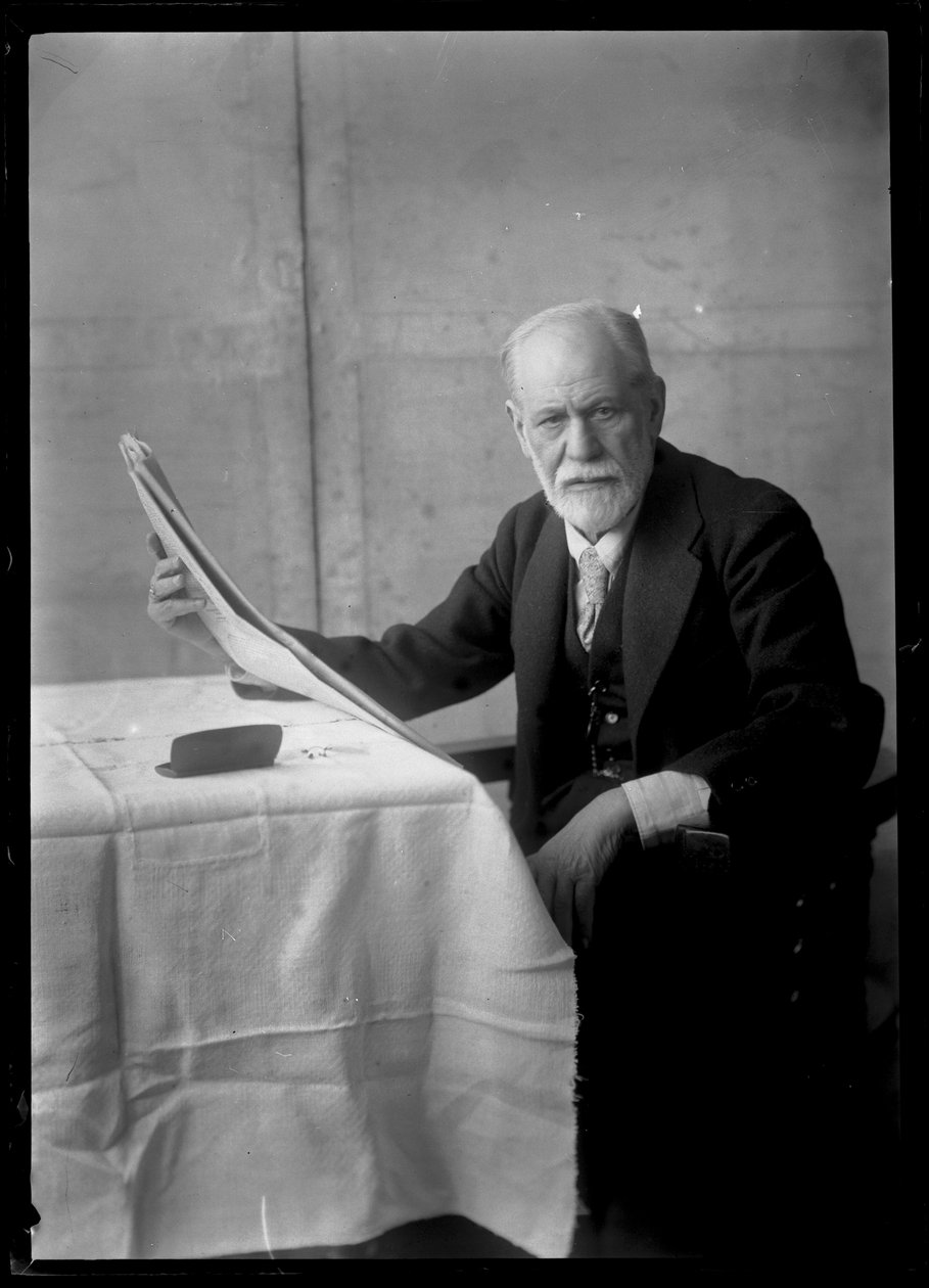Fotografia de Sigmund Freud (1856-1939) de Ferdinand Schmutzer
