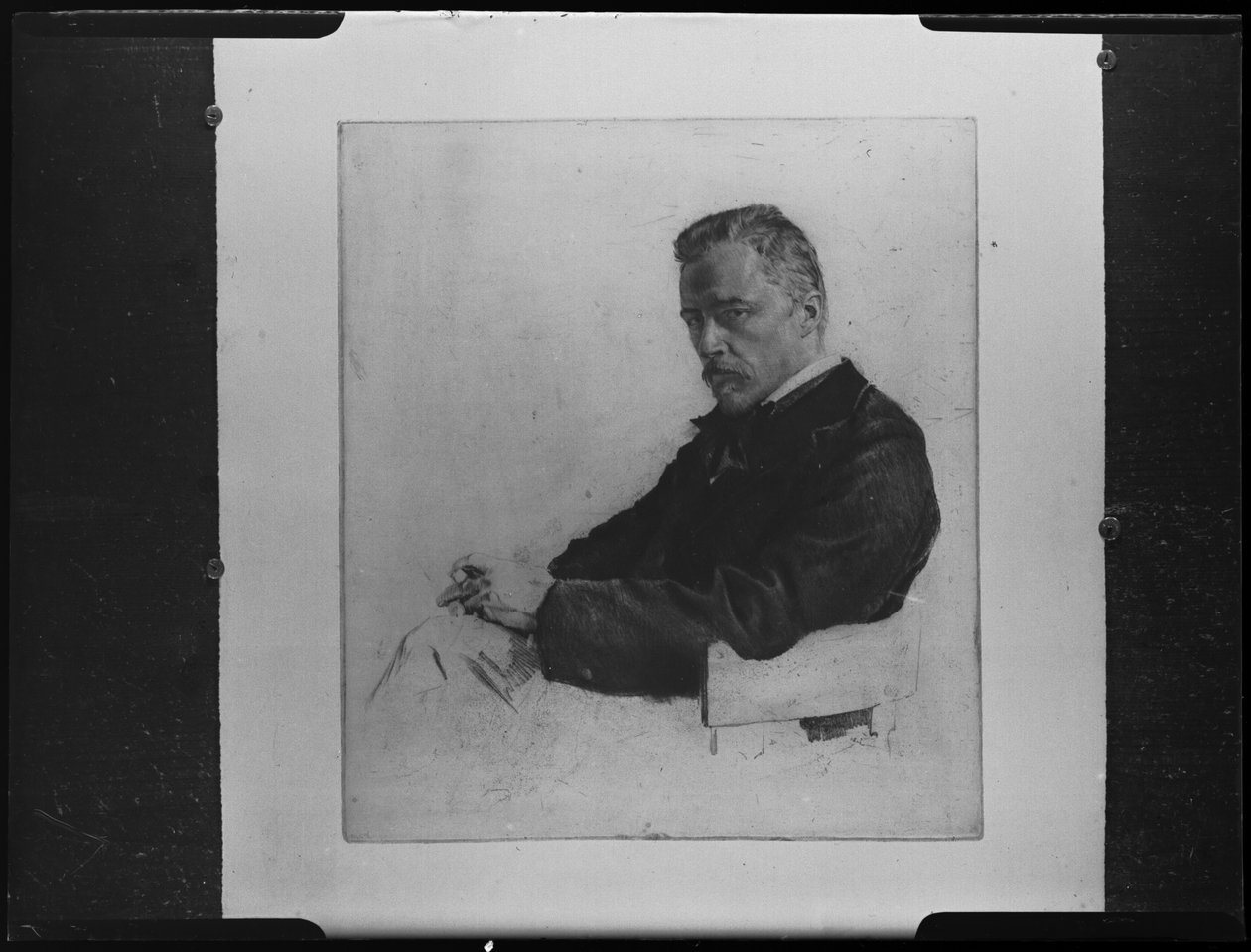 Reprografia de imagens de Hugo Wolf (1860-1903) de Ferdinand Schmutzer
