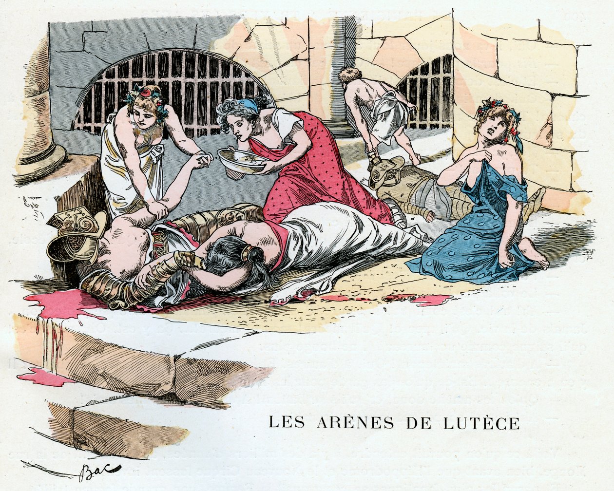 As arenas de Lutetia, c1870-1950. de Ferdinand Sigismund Bac