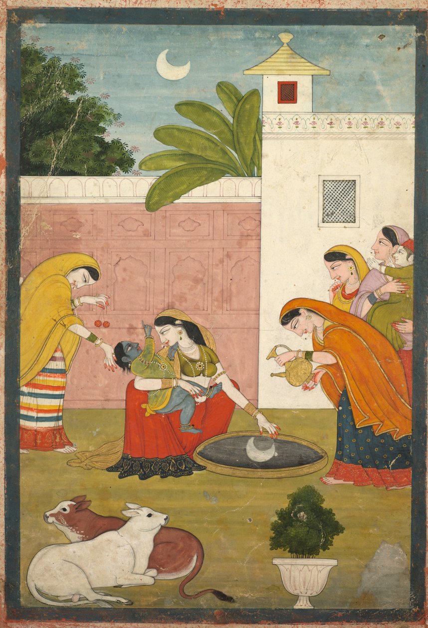 Krishna Alcançando a Lua de Ferdinand Tietz