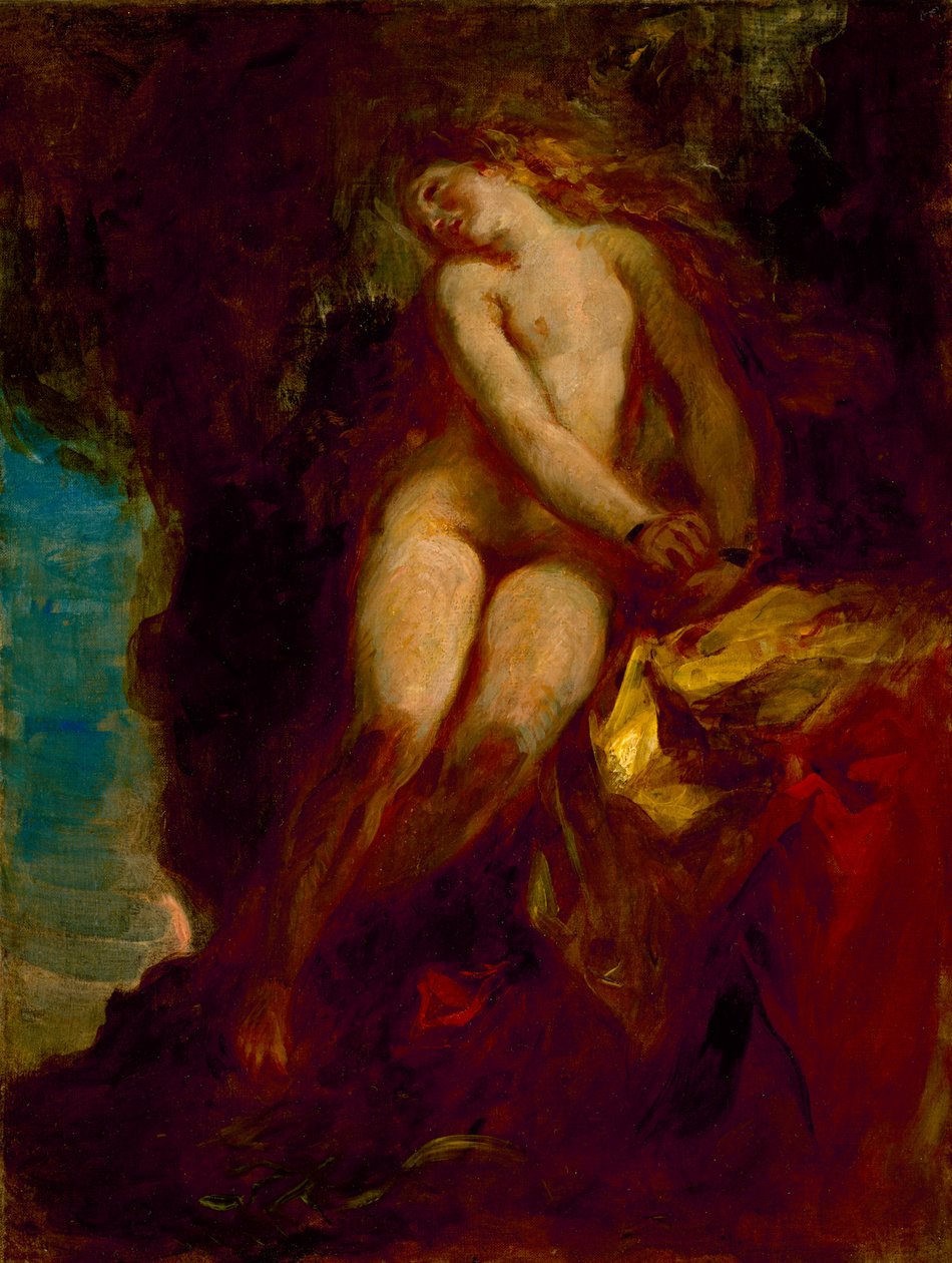 Andrômeda, 1852 de Ferdinand Victor Eugene Delacroix