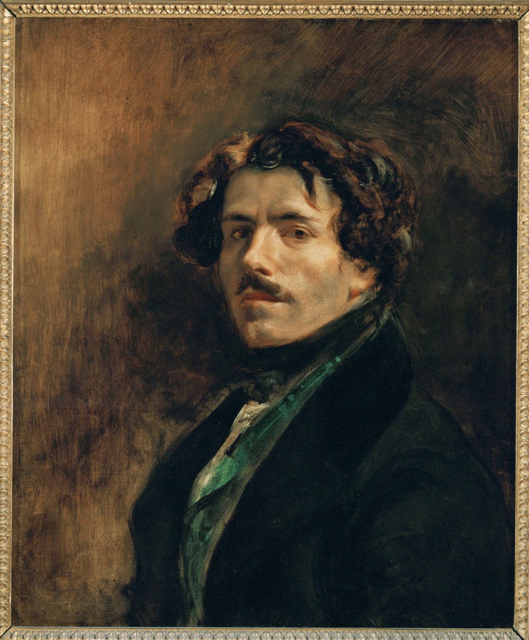 Delacroix, autorretrato ... de Ferdinand Victor Eugene Delacroix