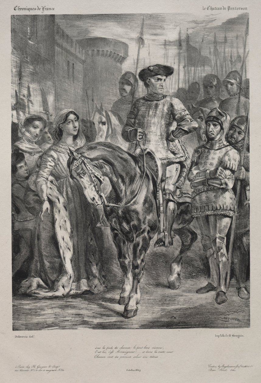 Duguesclin, 1829. de Ferdinand Victor Eugene Delacroix