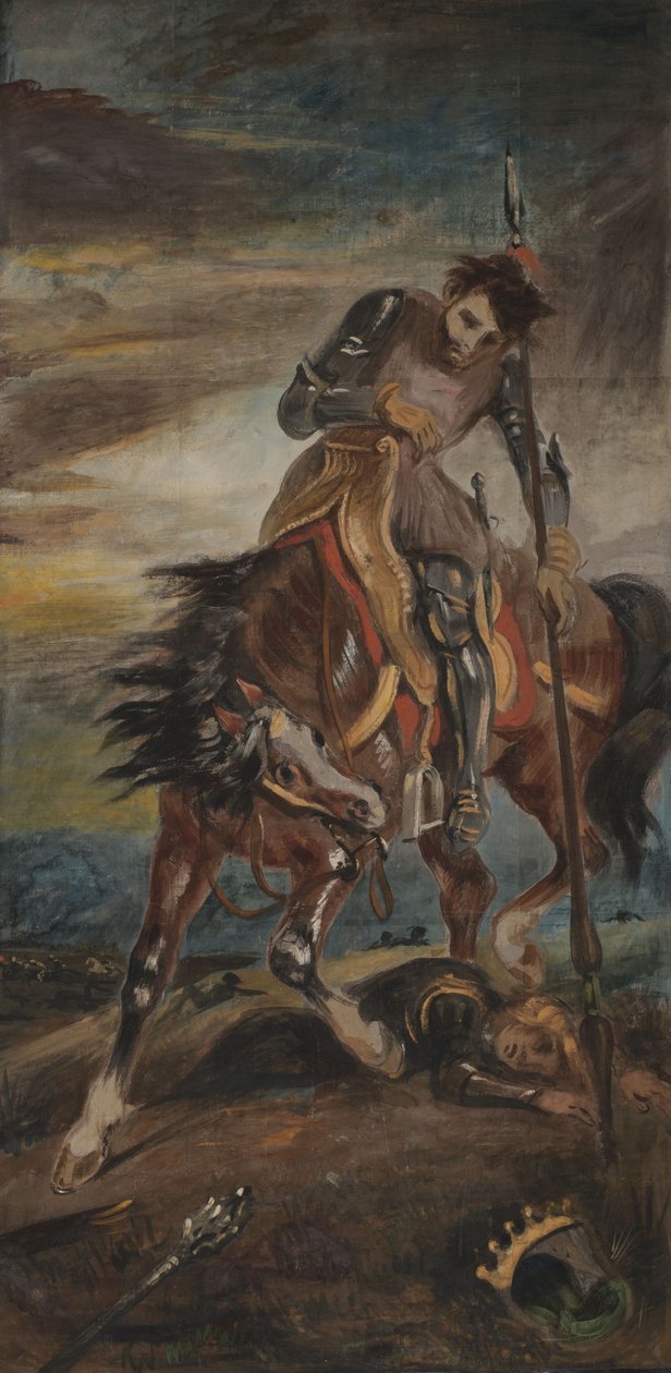 Rei Rodrigo de Ferdinand Victor Eugene Delacroix