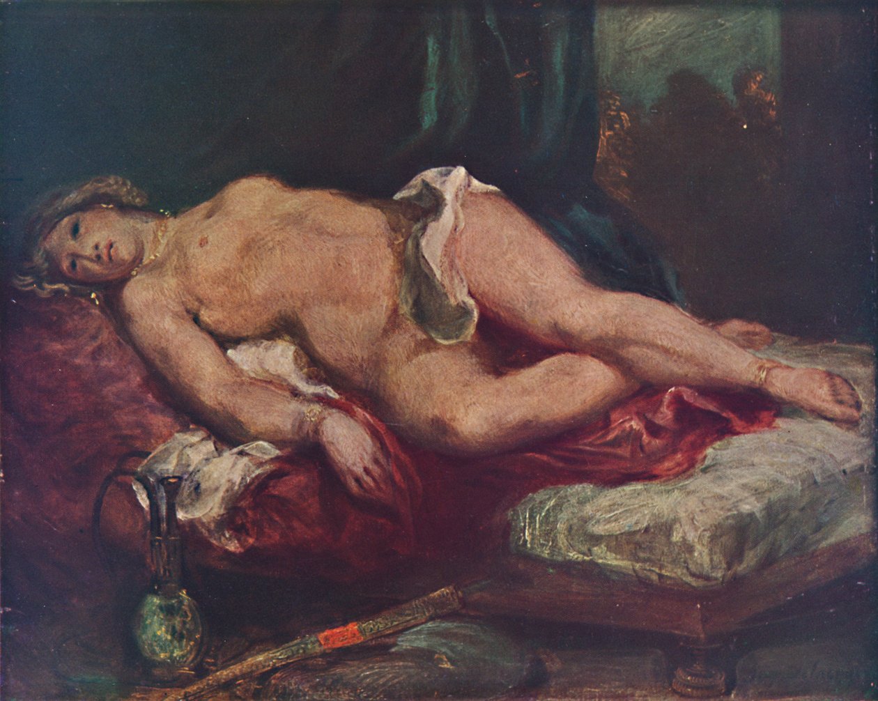 LOdalisque, 1825, 1937 de Ferdinand Victor Eugene Delacroix