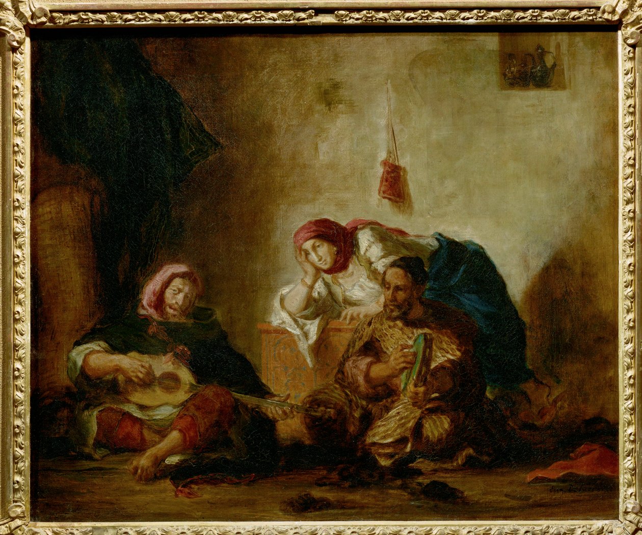 Musiciens juifs de Mogador - Músicos judeus de Mogador ... de Ferdinand Victor Eugene Delacroix