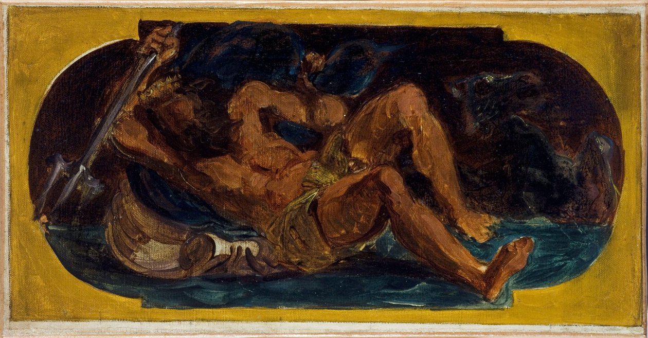 Neptuno apaisant les flots: Esquisse pour le salon de la Paix à l