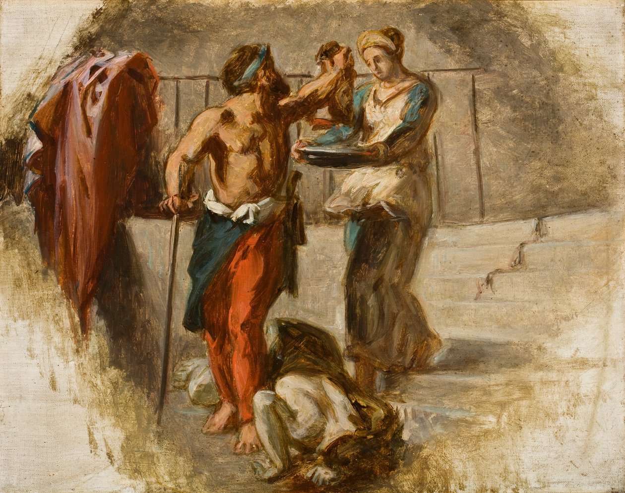 A decapitação de São João Batista, c.1838 de Ferdinand Victor Eugene Delacroix