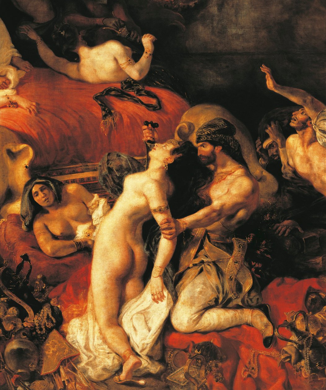 A Morte de Sardanapalus de Ferdinand Victor Eugene Delacroix