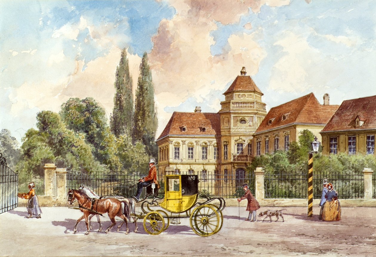 No Althan-Palais Puthon em Viena de Ferdinand Weckbrodt