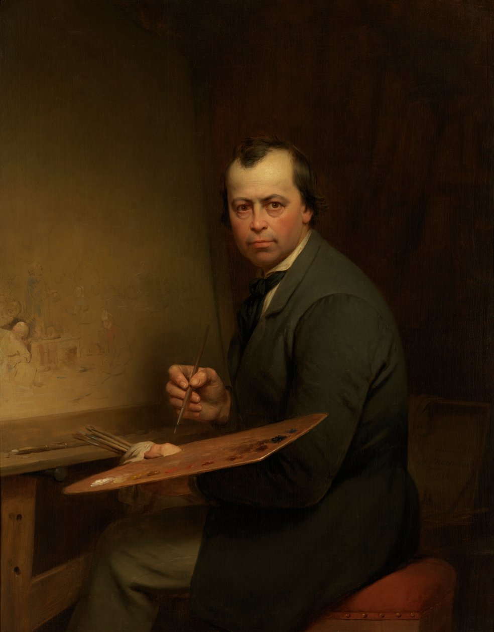 Auto-retrato de Ferdinand de Braekeleer