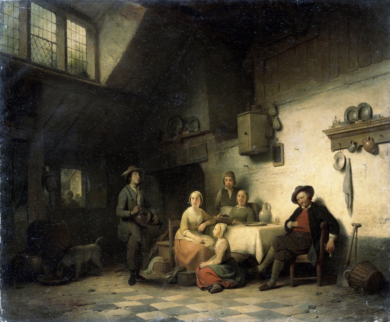 concerto na casa de Ferdinand de Braekeleer the Elder