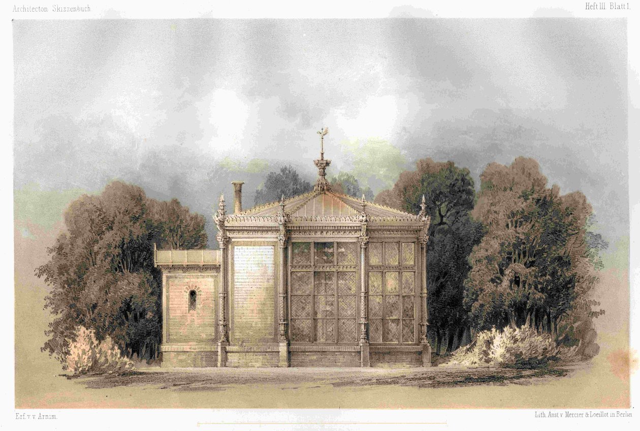 Berlin Schloss Glienicke casa dos canários de Ferdinand von Arnim