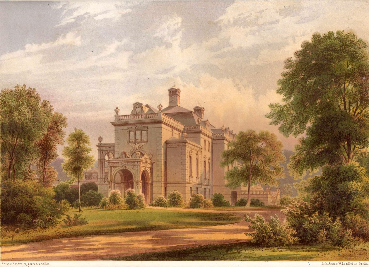 Pavilhão de caça Glienicke de Ferdinand von Arnim