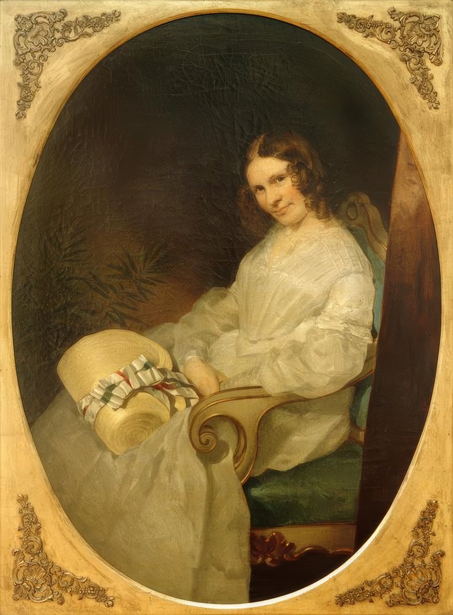 Retrato Minna Pompilia de Rayski de Louis Ferdinand von Rayski