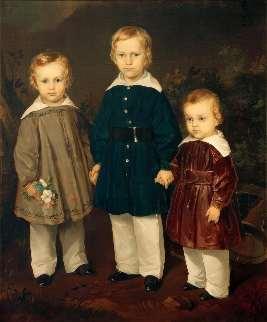 F. v. Rayski, Os Três Filhos do Barão von Bechtolsheim de Louis Ferdinand von Rayski
