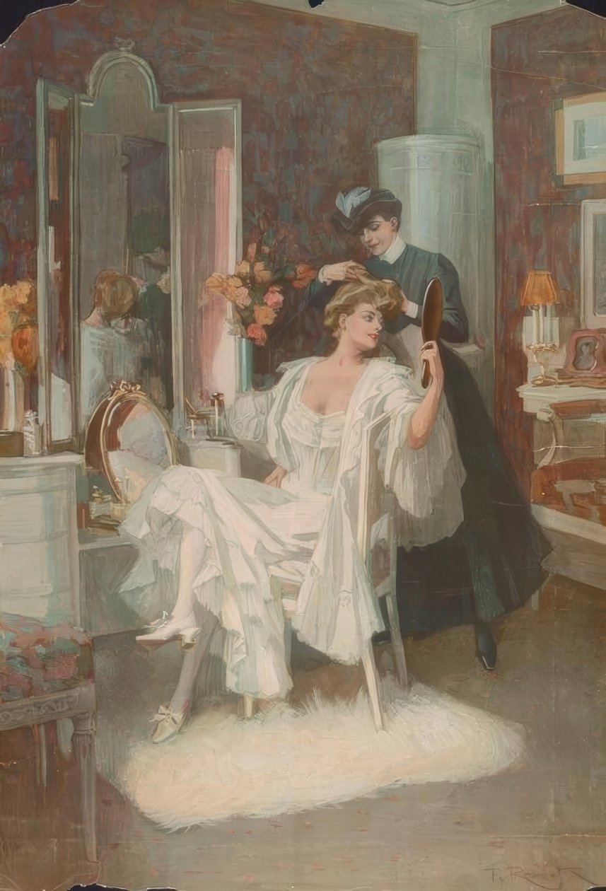 No banheiro de Ferdinand von Reznicek