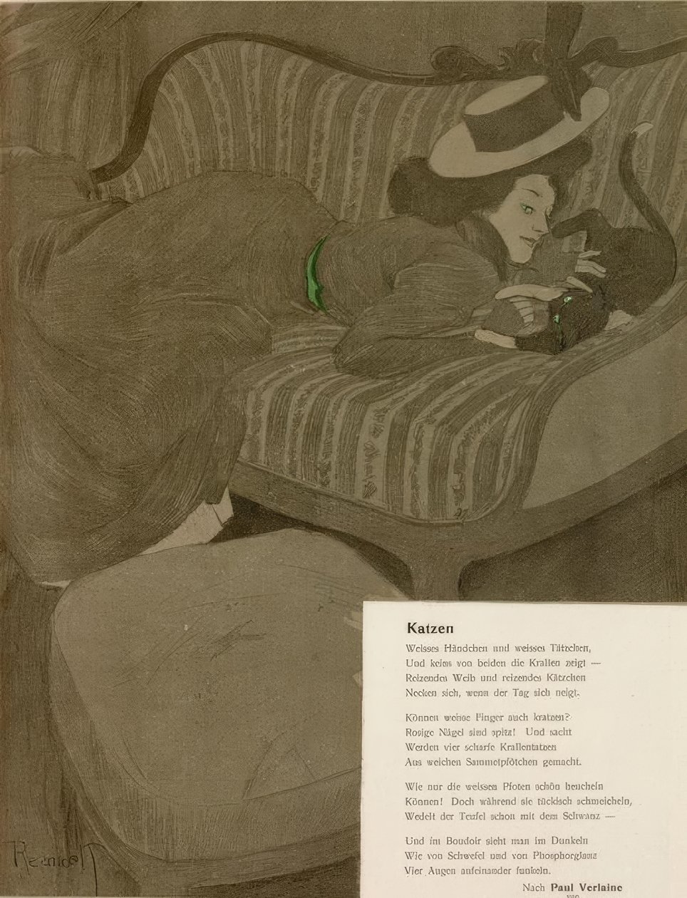 Gatos de Ferdinand von Reznicek