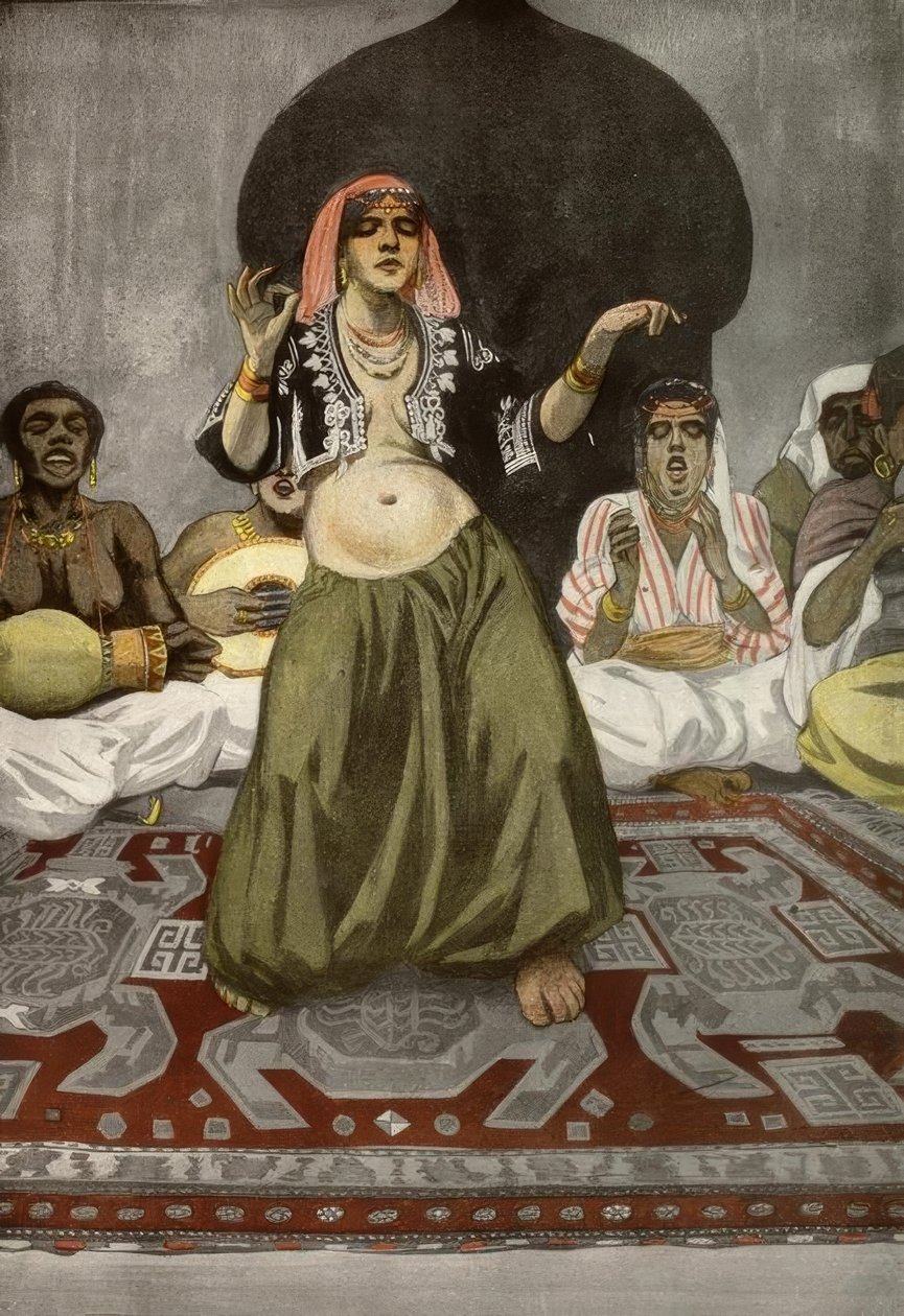 Música - Dança do Ventre - Gráfico 1906 de Ferdinand von Reznicek