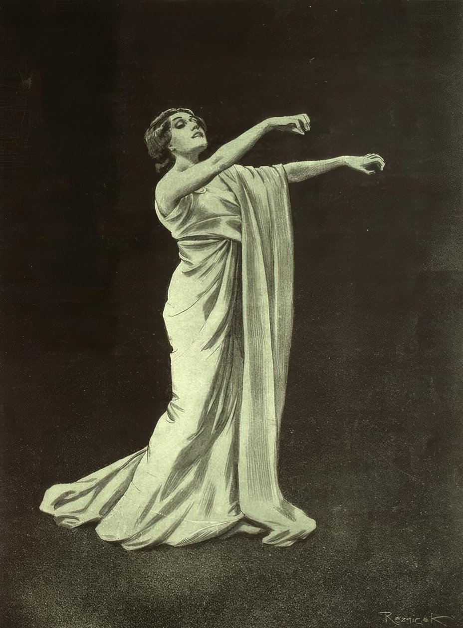 dancer dormir de Ferdinand von Reznicek