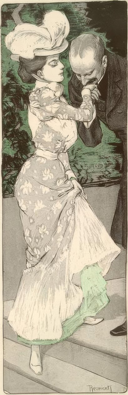 Piscadela macia de Ferdinand von Reznicek