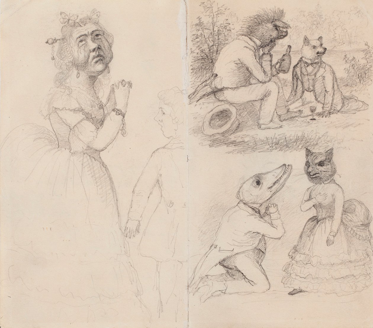 Caricaturas de Ferdinand von Wright