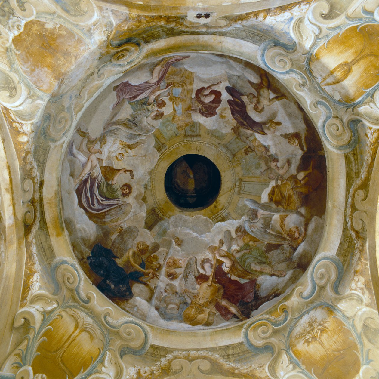 Cúpula pintada, 1685-86 de Ferdinando Galli Bibiena