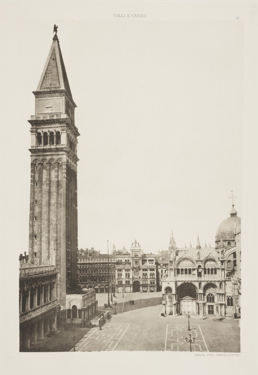 Campanha da Basílica de São Marcos de Ferdinando Ongania