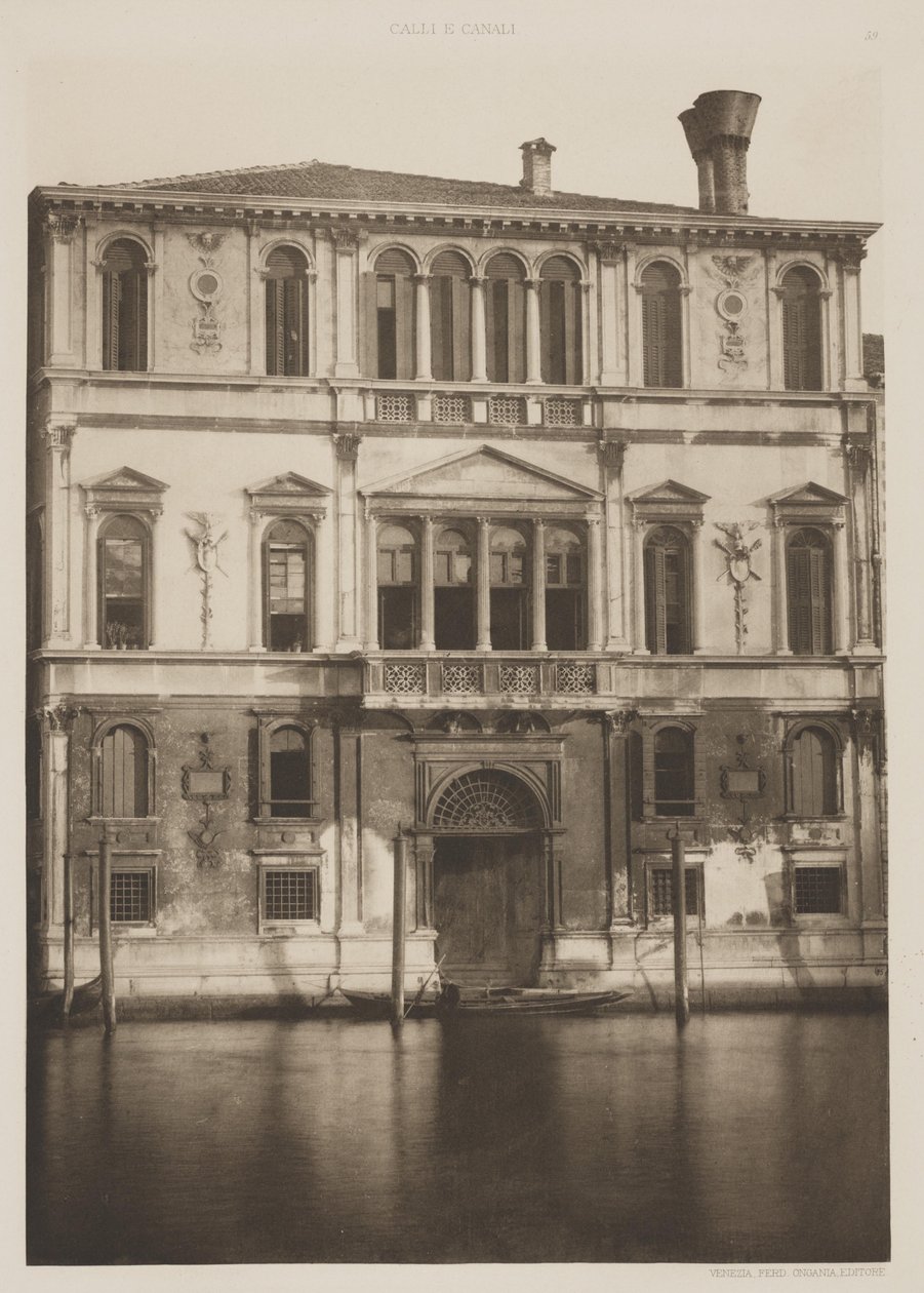 Palácio Contarini de Ferdinando Ongania