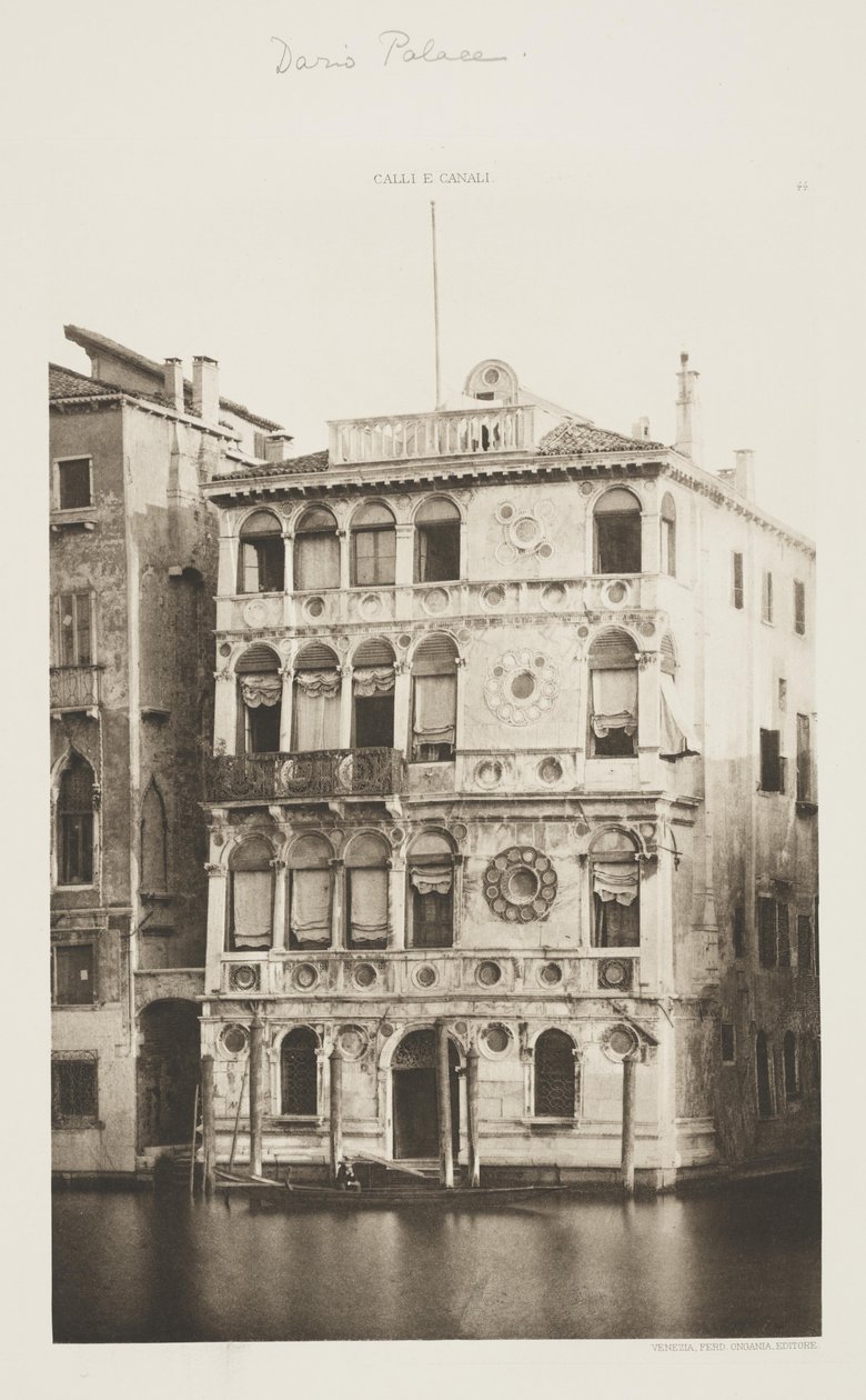 Palácio de Dário de Ferdinando Ongania