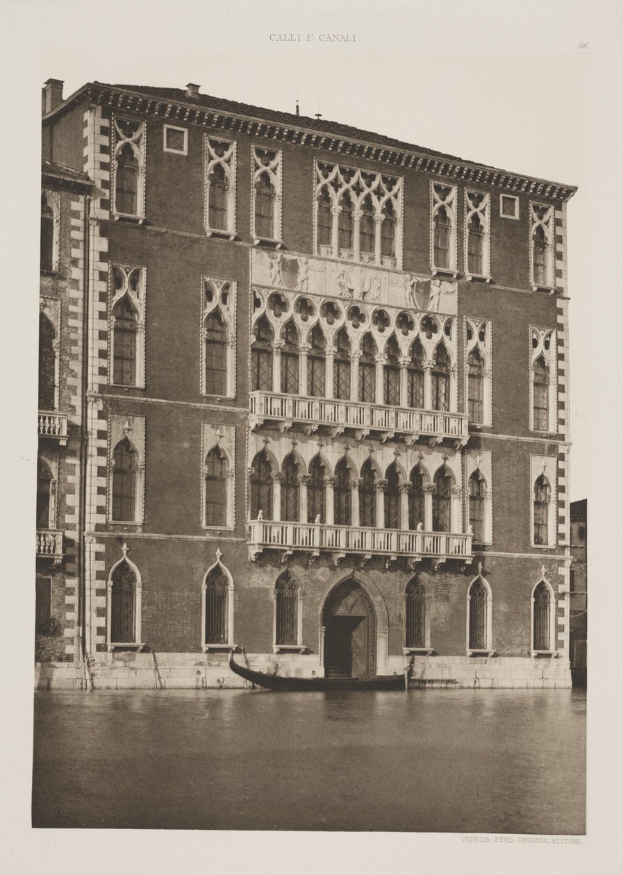 Palácio de Foscari de Ferdinando Ongania