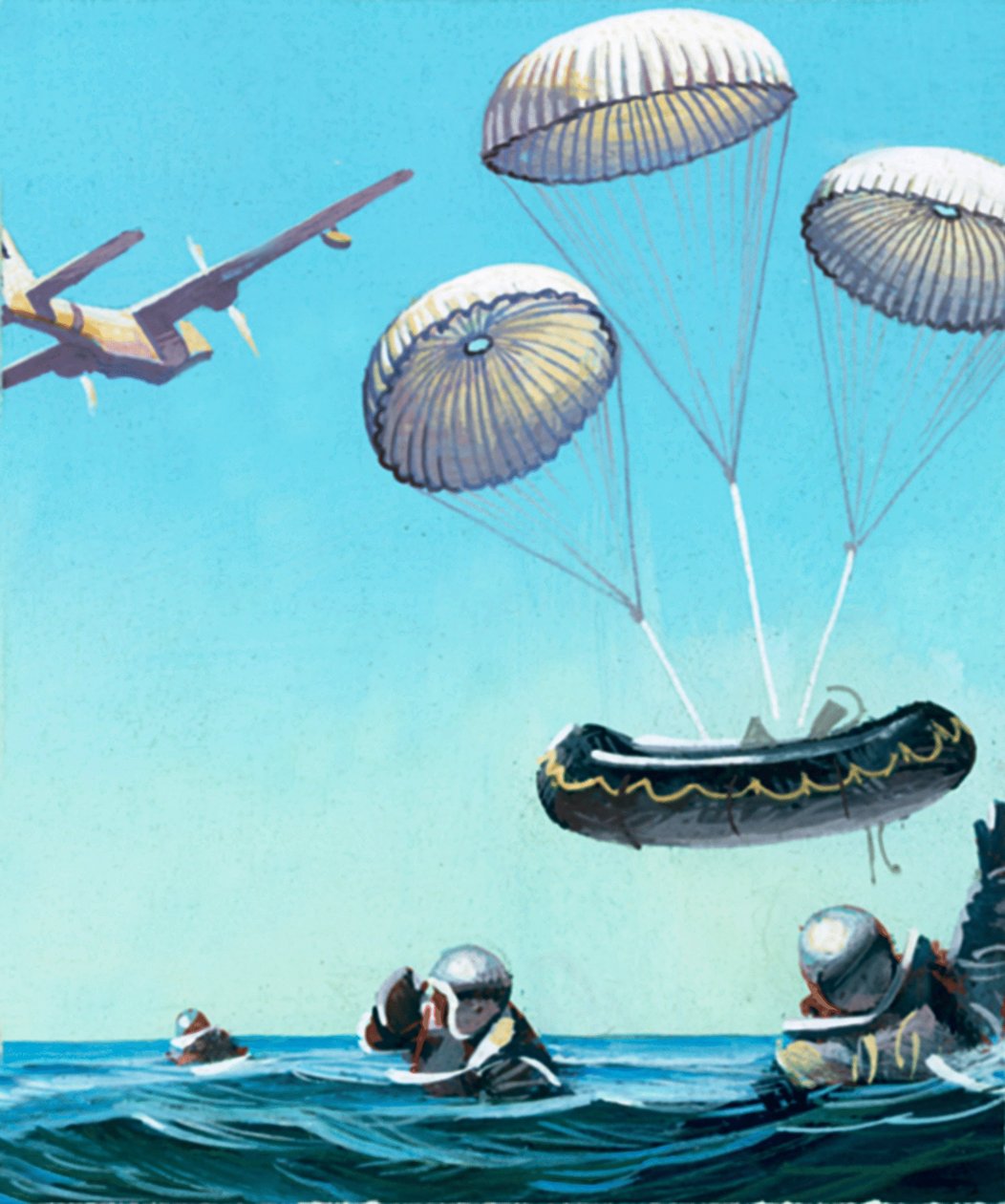 A história do para-quedas: Paraquedistas do futuro de Ferdinando Tacconi