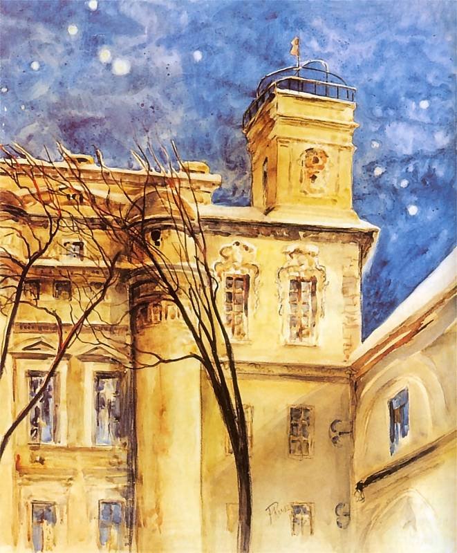 Observatório Astronômico da Universidade de Vilnius de Ferdynand Ruszczyc