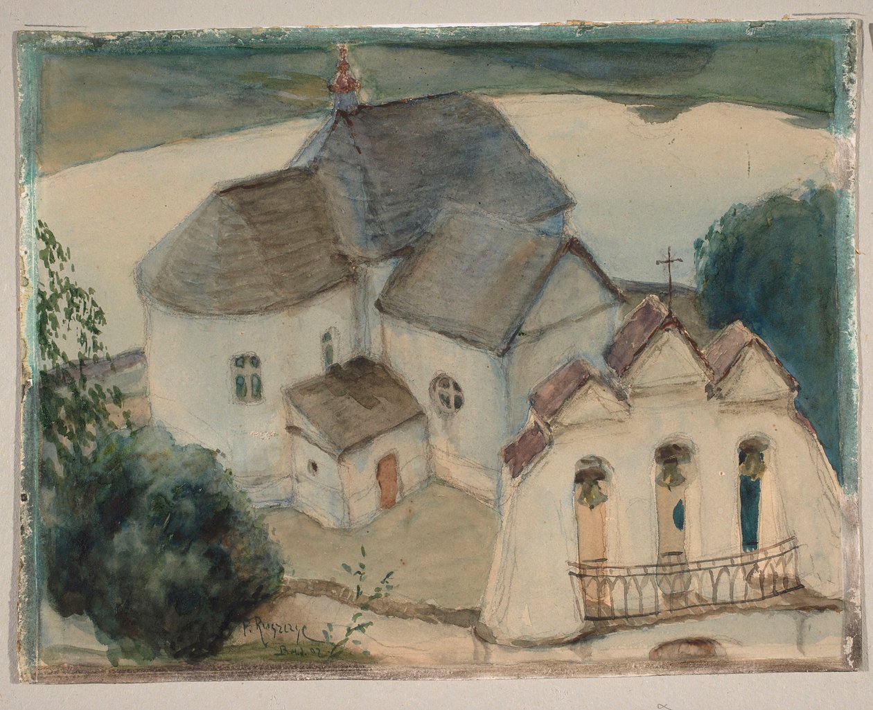 A igreja de Wiszniew de Ferdynand Ruszczyc
