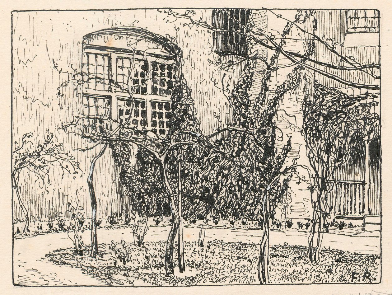 O jardim junto à igreja dos ex-bernardinos em Varsóvia de Ferdynand Ruszczyc